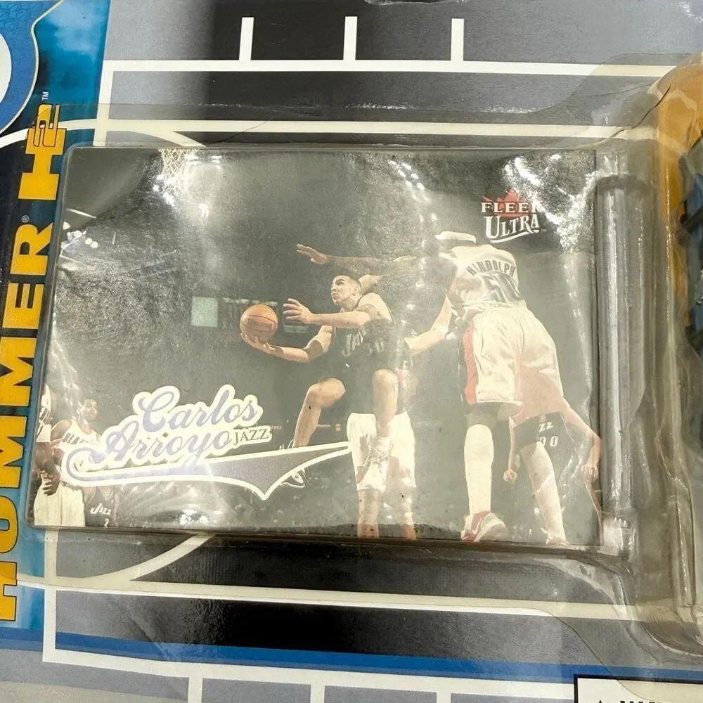 Early 2000s Fleer NBA Diecast Hummer H2 Vehicle Brand New Carlos Arroyo Utah Jaz
